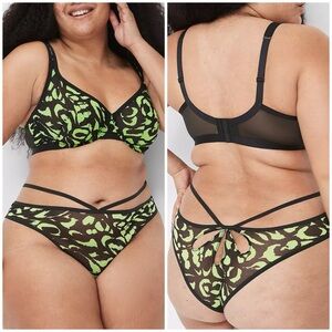 #m New Cacique mesh tanga panty